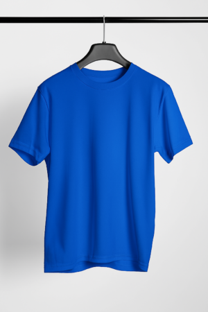 Solid Regular Fit T-Shirt – Royal Blue