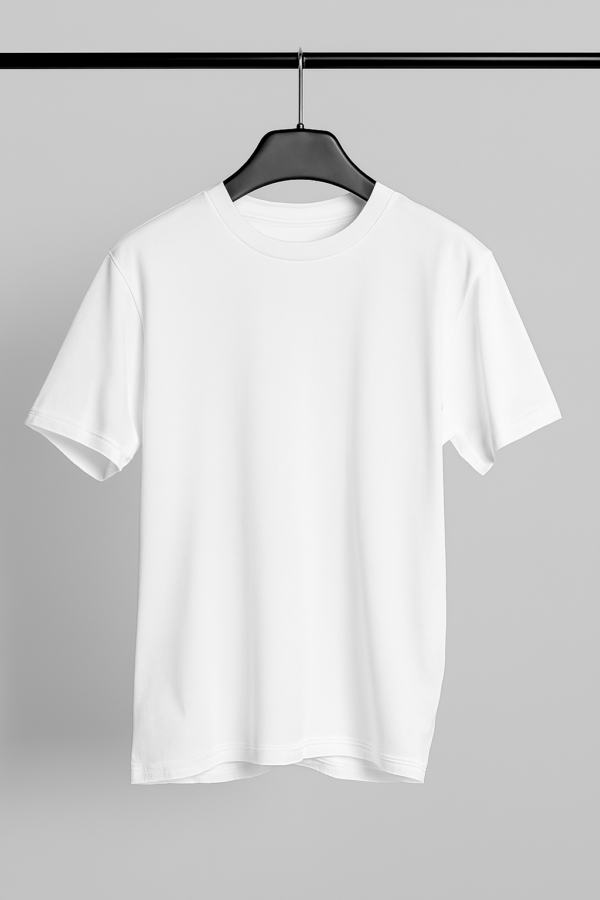 Plain-Regular-Tshirt-White