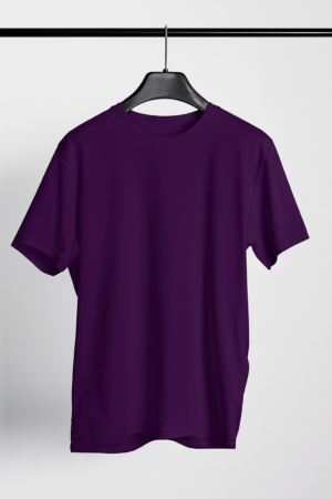 Solid Regular Fit T-Shirt – Wine