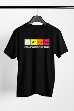Primary Elements Of Humor - Sarcastic Graphic Printed T-shirt